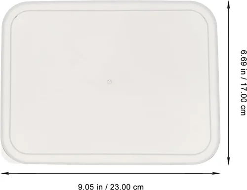 Vista 2 de Sartén de acero inoxidable para hornear pasteles con tapa, sartén para barbacoa, bandeja rectangular, contenedor de almacenamiento para nevera, caja