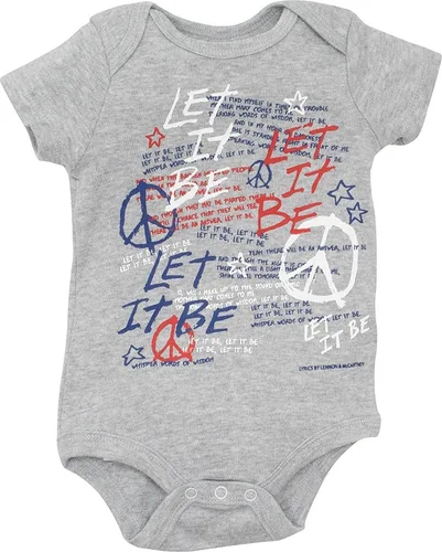 Vista 4 de Lyrics by Lennon and McCartney Baby 5 Pack Bodysuits Newborn to Infant