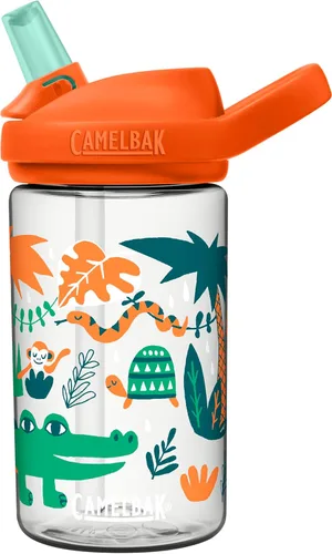 Vista 30 de CamelBak Eddy+ Kids Water Bottle with Bite Valve Straw, Leak‑Resistant Easy Sip Design for Everyday Hydration, 14oz Kids