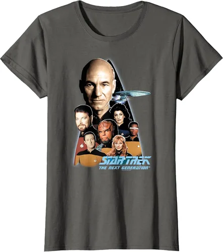 Vista 9 de Star Trek The Next Generation T-Shirt Asphalt Grey