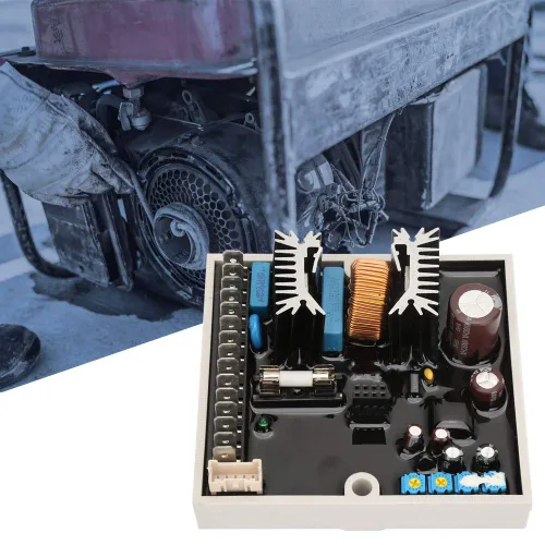 Vista 5 de Regulador de voltaje automático para generador, entrada 40-270VCA, control digital, salida 5A
