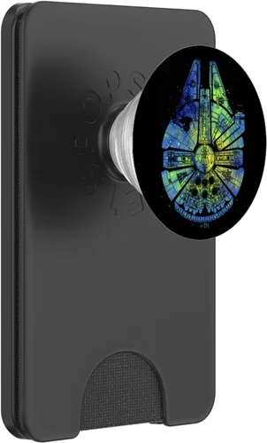 Vista 7 de Star Wars Millennium Falcon Tie Dye Galaxy Fill PopSockets PopGrip: agarre intercambiable para teléfonos y tabletas