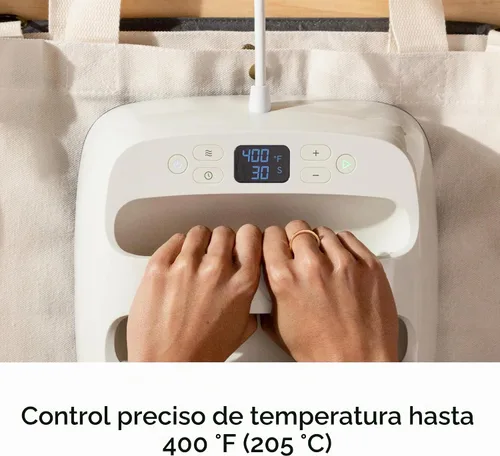 Vista 3 de Cricut EasyPress® SE Taupe - Prensa térmica de 9 x 9 + alfombrilla