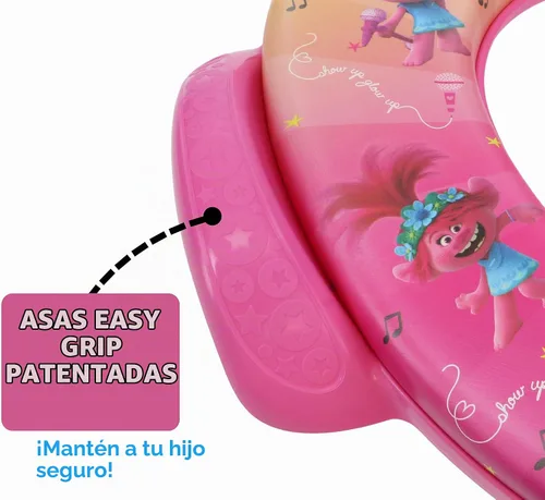 Vista 4 de NBC Universal Trolls - Asiento suave para orinal