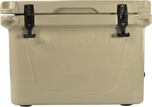 Vista 3 de Mammoth Ranger 25 - Hielera rígida aislada con capacidad de 25 cuartos de galón, capacidad para 30 latas, ideal para barco, campamento, bronceado