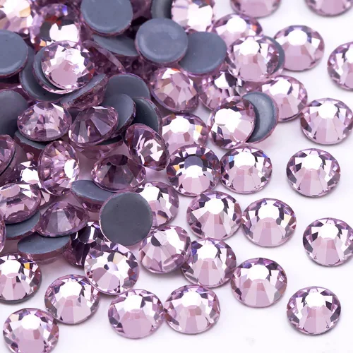 Vista 17 de Jollin Hot Fix - Diamantes de imitación de cristal con parte trasera plana, gemas de diamantes de imitación de 0.079 pulgadas