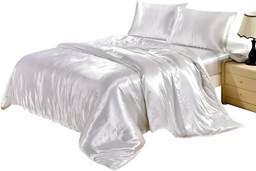 Vista 7 de Bedding-Hotel - Juego de funda de edredón de calidad de hotel con lazos de cremallera ocultos, 3 piezas (1 funda de edredón, 2 fundas de almohada)