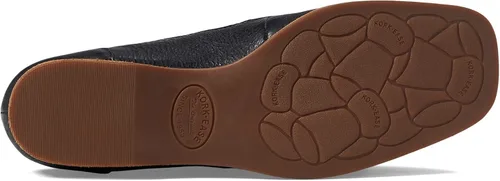Vista 3 de KORK-EASE Pisa - Mocasines Penny de piel para mujer, diseño clásico con puntera cuadrada moderna y comodidad prémium