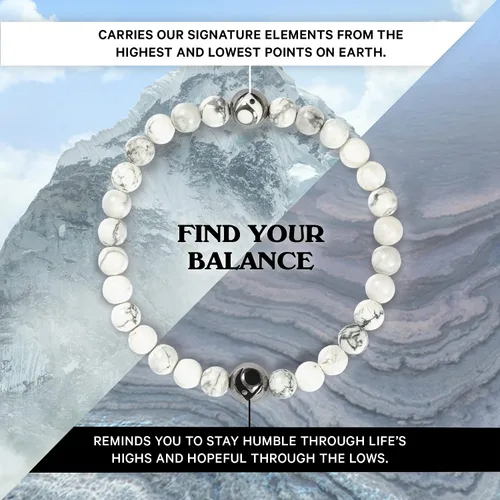 Vista 3 de Lokai Gemstone Beaded Bracelet for Women & Men, Stone & Metal Collection - Crystal & Gemstone Jewelry Fashion Bracelet Slides-On for Comfortable Fit