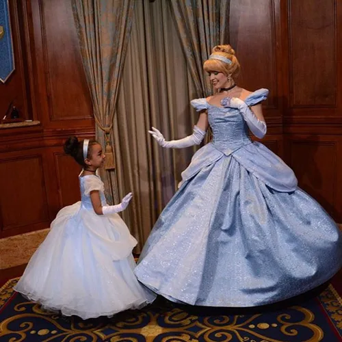 Vista 6 de TYHTYM Princess Costumes Little Girls Dress Up Fancy Halloween Christmas Party