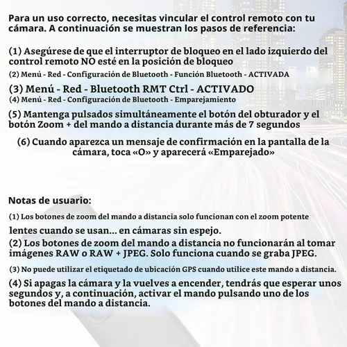 Vista 6 de AODELAN - Trípode inalámbrico con control remoto para Sony