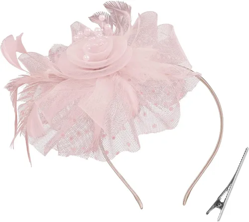 Vista 3 de Amazer Fascinators for Women Tea Party, Fascinator Headband for Women Tea Party Hats, Kentucky Derby Hats for Women Girl