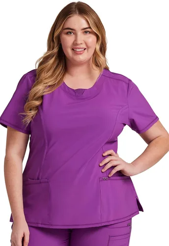 Vista 16 de Cherokee Infinity - Camiseta médica con cuello redondo y 3 bolsillos para Negro