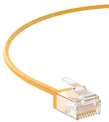 Vista 6 de InstallerParts Cable Ethernet azul Cat6A de 0.5 pies, 10 Gigabit/seg, 550 MHZ, 32 AWG, RJ45, macho a macho, Cat6, 8 pines, RoHS, UL