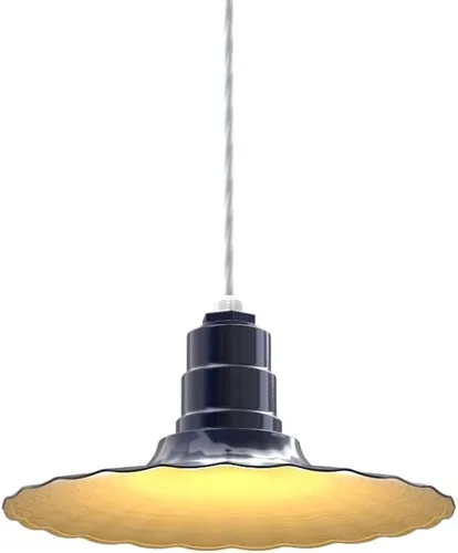 Vista 49 de Steel Lighting Co. Colgante Eagle Rock Lámpara montada en el techo Onda radial de 16 pulgadas vástago de 12 pulgadas Acero resistente