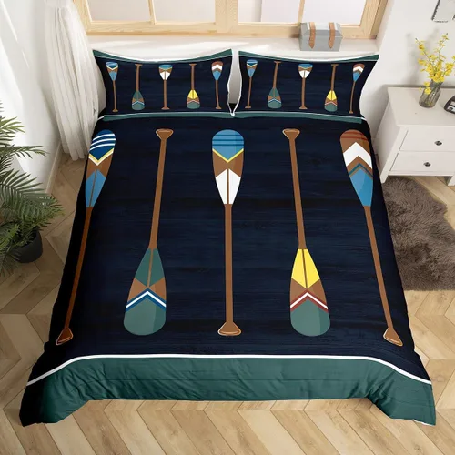 Vista 27 de Funda de edredón de león, juego de ropa de cama con estampado de mandala para niños, funda de edredón bohemia para niños y niñas, decoración