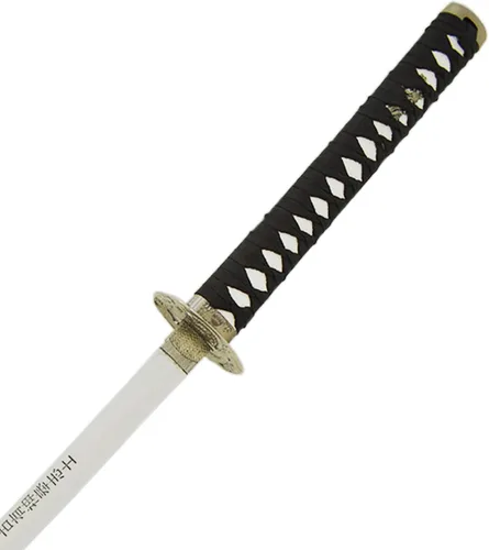 Vista 5 de MASTER USA - Espada Katana tallada a mano con código Samurai Bushido en vaina, acero 1045, 41.5 pulgadas en total, incluye soporte de exhibición