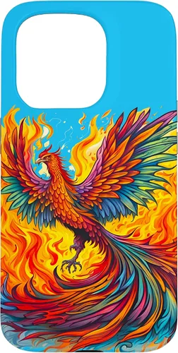 Vista 13 de Fantasy Cute Rising Phoenix Flames Case for iPhone 15