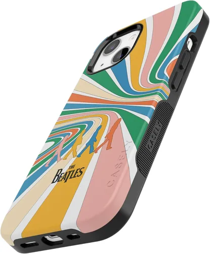 Vista 5 de Casely Funda para iPhone 13 Come Together The Beatles Abbey Road Diseño protector audaz Compatible con MagSafe