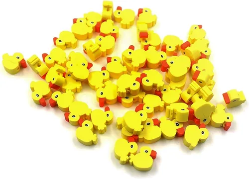 Vista 31 de 100 piezas de cuentas de arcilla polimérica Heishi espaciadoras mixtas, suministros para hacer pulseras, pendientes, collares de bricolaje, Bandera