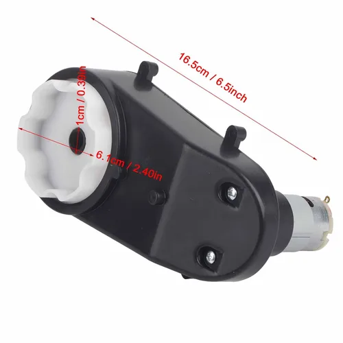 Vista 2 de RS390 12000-20000RPM Motor eléctrico de repuesto de pieza de repuesto de motor de accionamiento de 6V/12V para niños Ride on piezas de automóvil