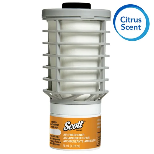 Vista 3 de Scott Essential - Recambio de ambientador (91067), cítricos, liberación automática y continua, 6 recambios/estuche