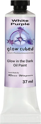 Vista 8 de Pintura al óleo profesional que brilla en la oscuridad Artista Pintura al óleo luminiscente fosforescente autoluminosa Glow Cubed