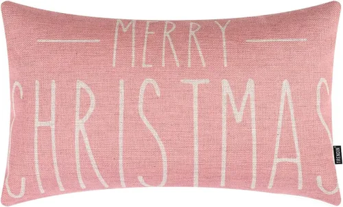 Vista 11 de TRENDIN PL1064TR - Funda de almohada navideña de 12 x 20 pulgadas, decoración de Navidad, de lino, rectangular, decorativa, lumbar, para cintura, 12