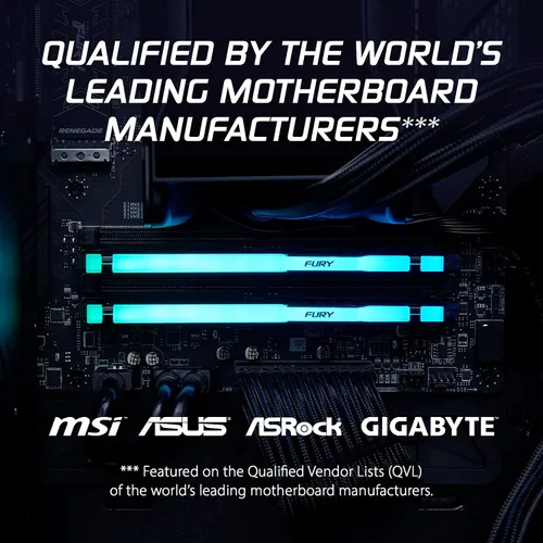Vista 6 de Kingston Fury Beast 8 GB 5600 MT/s DDR5 CL36 - Memoria de escritorio RGB de un solo módulo Sincronización infrarroja AMD Expo KF556C36BBEA-8