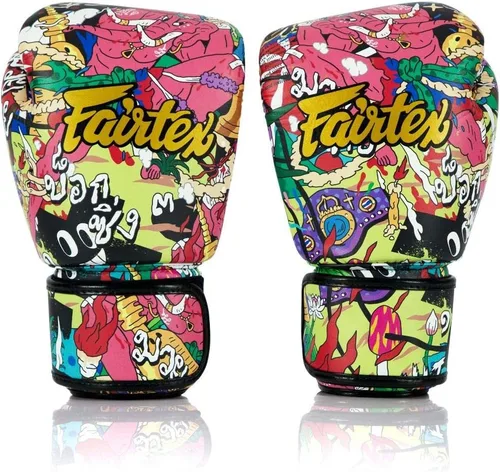 Vista 2 de Fairtex X URFACE - Guantes de boxeo Muay Thai de edición limitada