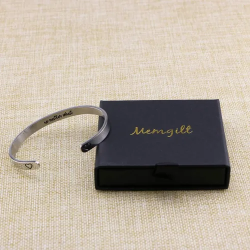 Vista 7 de MEMGIFT - Pulsera inspiradora para mujer, joyería inspiradora, regalo para su cumpleaños.