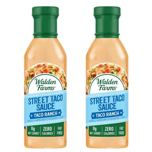 Vista 16 de Walden Farms Street Taco Sauce Creamy Chipotle - Sin calorías, sin gluten, bajo en carbohidratos, apto para dieta cetogénica, sin azúcar, sabor a