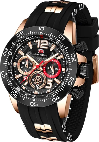 Vista 13 de AIMES Watch for Men Sport Military Waterproof Chronograph Mens Watches Analog Quartz Big Face Classic Stylish Fashion Casual Designer Business Work