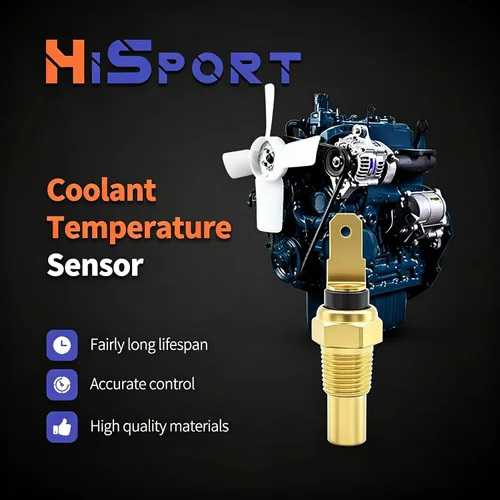 Vista 2 de HiSport Sensor de temperatura del refrigerante 1G498-83040 compatible con motor Kubota D1005 D1305 D1703 D850 D905 F2302 V1505 V2203 Motor RTV-X900