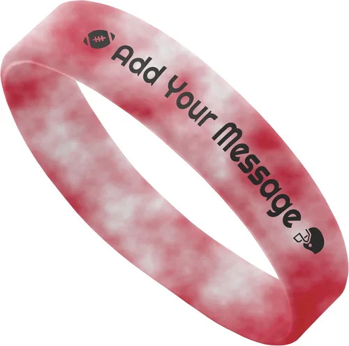 Vista 34 de 10-2000 piezas de pulseras de goma personalizadas con texto - Pulseras de silicona personalizadas a granel para conciencia, eventos, apoyo, regalos