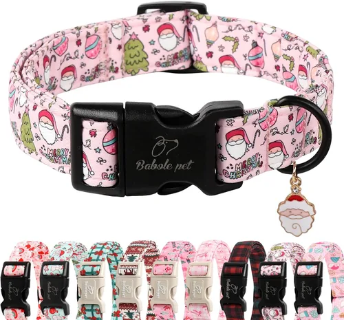 Vista 35 de Lindo Collar de Corduroy para Perro - Collar Ajustable Negro para Perros Pequeños de 4-10lbs, Resistente al Desvanecimiento con Cierre Seguro