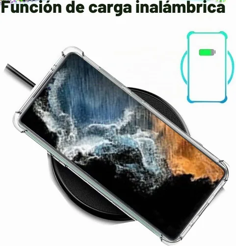Vista 5 de Funda para Samsung Galaxy S22 5G Ultra Phone Shock TPU Clear