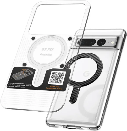 Vista 9 de Spigen Adaptador de placa de anillo magnético para carga inalámbrica MagSafe y Pixelsnap Acc, compatible con iPhone 17-11, Pixel 10-9, Galaxy S25