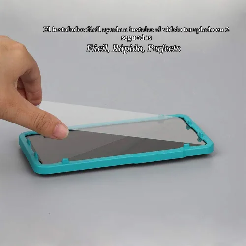 Vista 2 de Ibywind Protector de pantalla para Xiaomi Mi 9T/Redmi K20/K20 Pro, con 2 piezas de vidrio templado, 1 protector de lente de cámara, 1 película