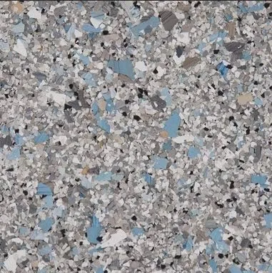 Vista 2 de Concrete Floor Supply Híbrido Piedra Epoxi Escama 25lbs (B-4101 Granito Azul)