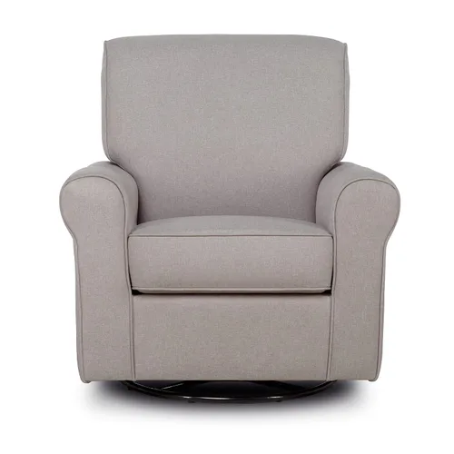 Vista 5 de Evolur London - Asiento giratorio tapizado de felpa, diseño ergonómico para guardería en fósil, montaje sin herramientas, fácil de limpiar