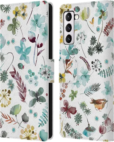 Vista 170 de Head Case Designs Officially Licensed Ninola Butterfly Nature Spring Floral Leather Wallet Case Compatible with Samsung Galaxy A07 4G