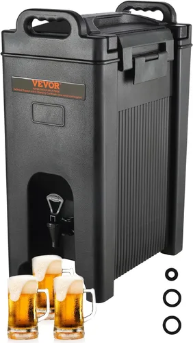 Vista 11 de VEVOR Dispensador de Bebidas Aislado, 2.5 Galones, Servidor de Bebidas Calientes y Frías de LDPE Grado Alimenticio, Dispensador Enfriador de Bebidas