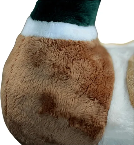 Vista 4 de FRANKIEZHOU Peluche realista de pato real de 12 pulgadas de largo, peluche de pato realista, juguetes de peluche de pato suave, regalos para niños