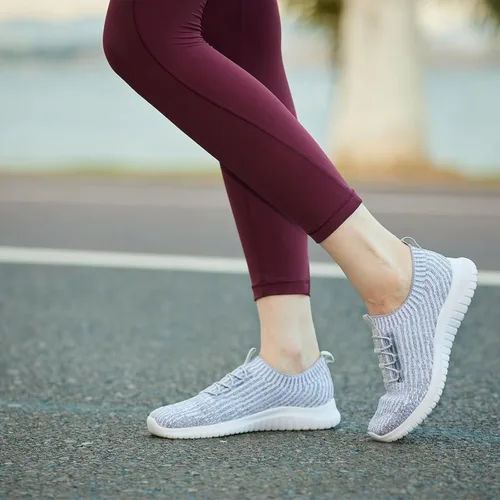 Vista 4 de TIOSEBON - Tenis para correr, para mujer, ligeros, casuales, sin cordones
