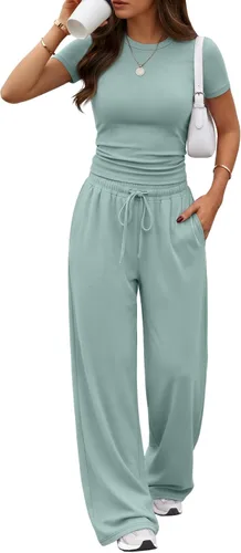 Vista 38 de Trendy Queen Conjunto de descanso de verano de 2 piezas a juego con Amarillo cremoso
