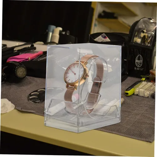 Vista 7 de Holibanna 18 unids reloj caja de visualización brazalete estante de exhibición titular reloj para hombre inteligente niños joyería organizador