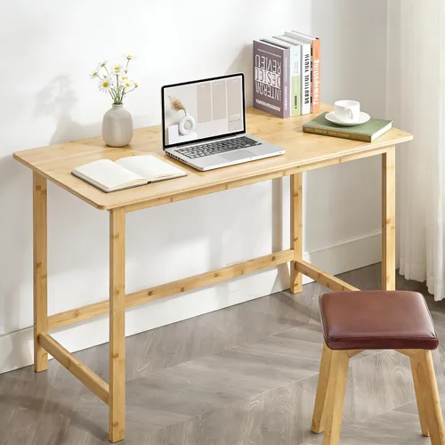Vista 9 de Nnewvante Escritorio pequeño para computadora de 31.5 pulgadas con cajón, color negro