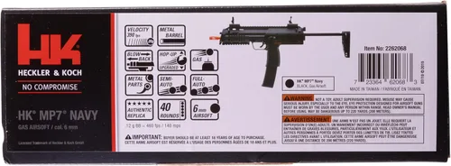 Vista 8 de Elite Force HK Heckler & Koch MP7 GBB Automatic 6mm BB Rifle Airsoft Gun