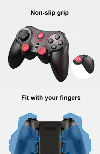 Vista 5 de Megadream Android Gamepad Controller, Wireless Key Mapping Gamepad Joystick Perfect for Call of Duty & PUBG Mobile & More, Compatible for Samsung